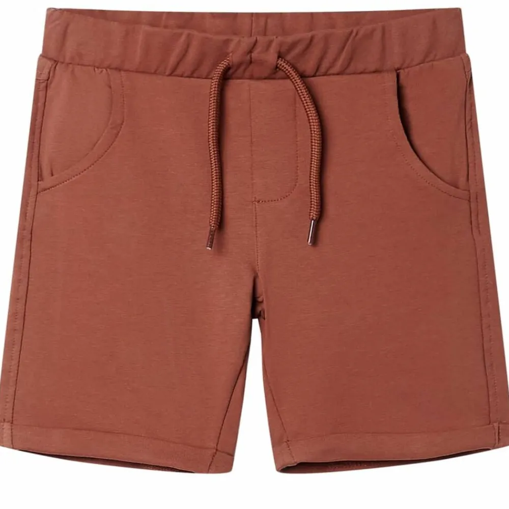 vidaXL Pantalones cortos infantiles con cordón marrón 92 Marrón Clearance