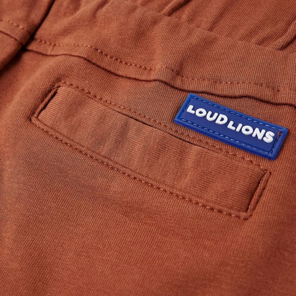 vidaXL Pantalones cortos infantiles con cordón marrón 92 Marrón Clearance