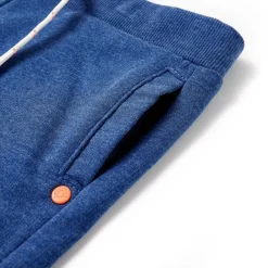vidaXL Ropa Y Accesorios-Pantalones cortos infantiles con cordón oscuro mélange 116