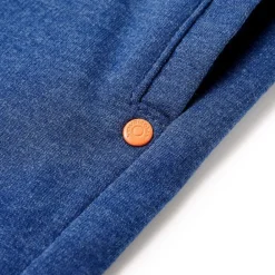 vidaXL Ropa Y Accesorios-Pantalones cortos infantiles con cordón oscuro mélange 116