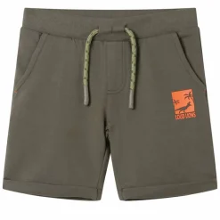 vidaXL Ropa Y Accesorios-Pantalones cortos infantiles con cordón oscuro 116