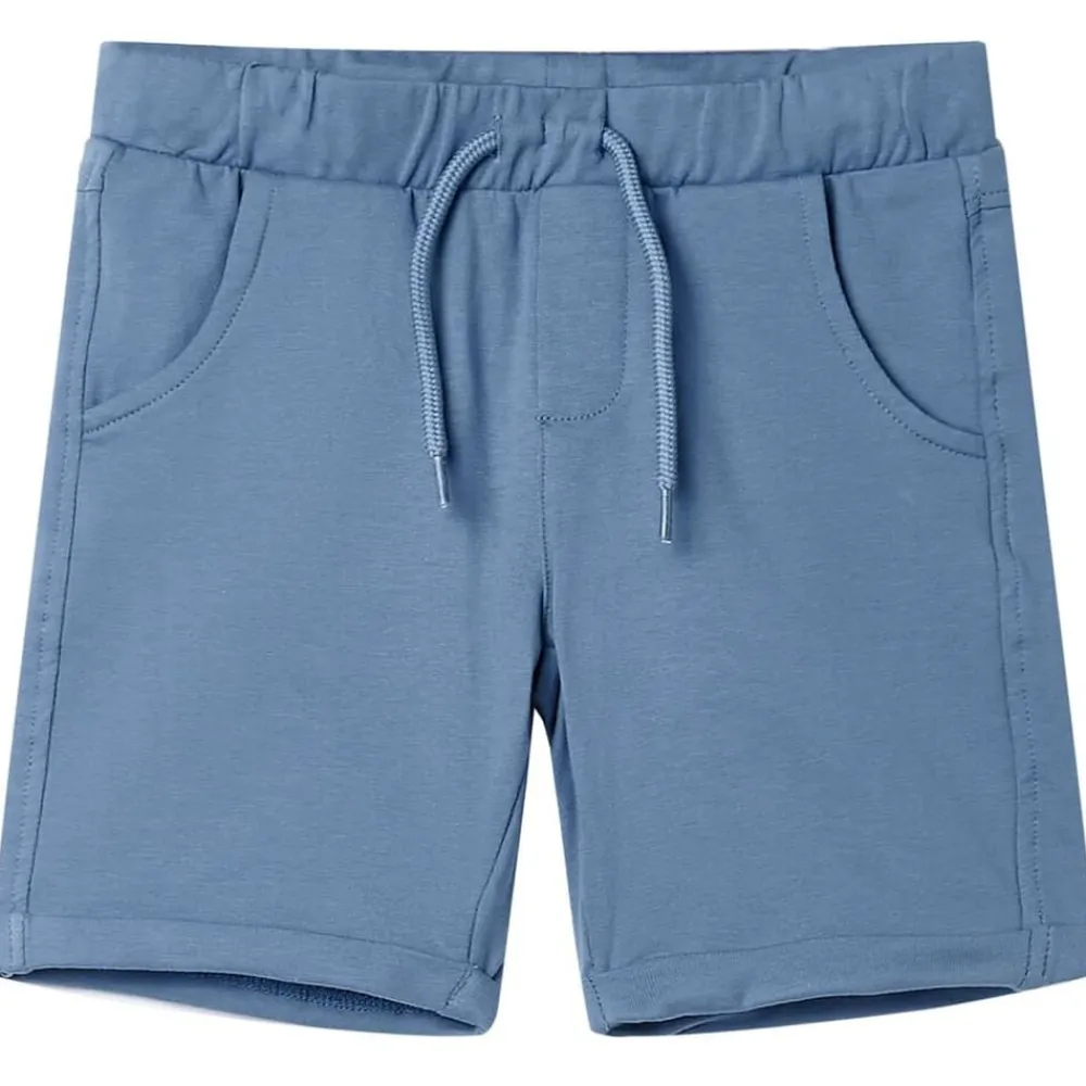 vidaXL Pantalones cortos infantiles con cordón oscuro 92 Azul Clearance