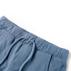 vidaXL Pantalones cortos infantiles con cordón oscuro 92 Azul Clearance