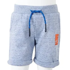 vidaXL Ropa Y Accesorios-Pantalones cortos infantiles con cordón mélange 116