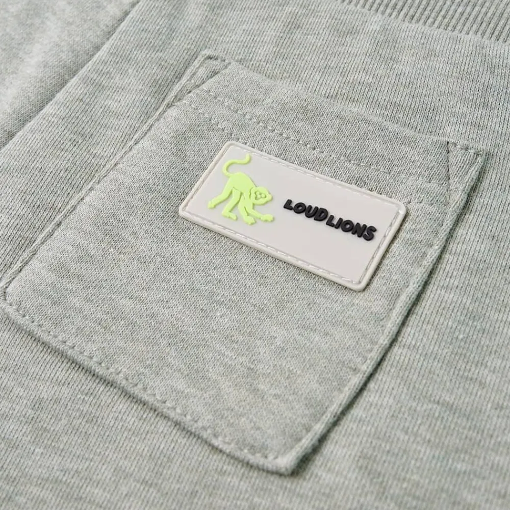 vidaXL Ropa Y Accesorios-Pantalones cortos infantiles con cordón claro mélange 92