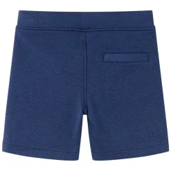 vidaXL Ropa Y Accesorios-Pantalones cortos infantiles con cordón azul oscuro 104