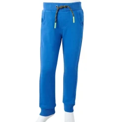 vidaXL Pantalones de chándal infantiles 104 Azul Sale