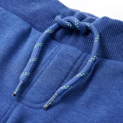 vidaXL Pantalones de chándal infantiles mélange 104 Azul Discount