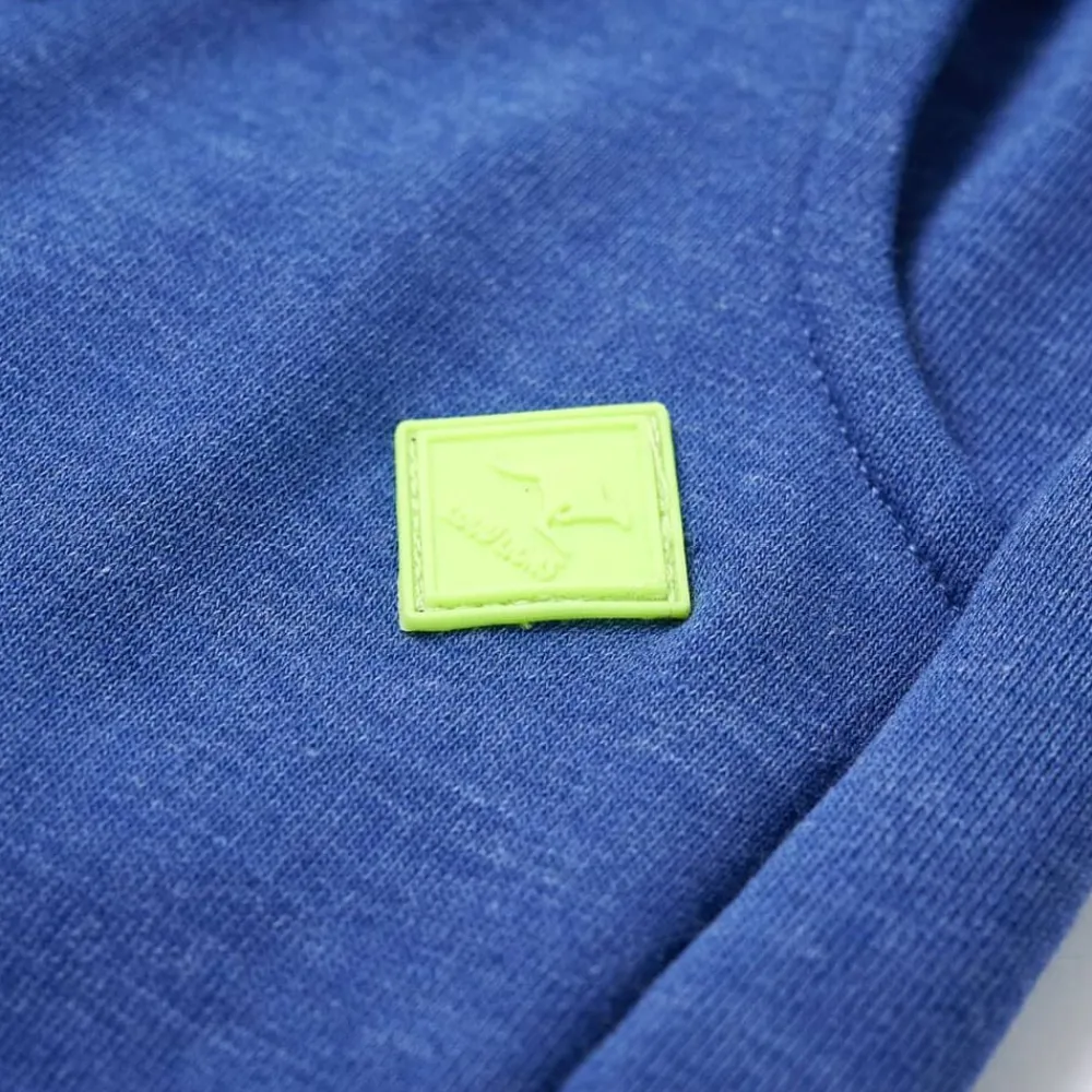 vidaXL Pantalones de chándal infantiles mélange 104 Azul Discount