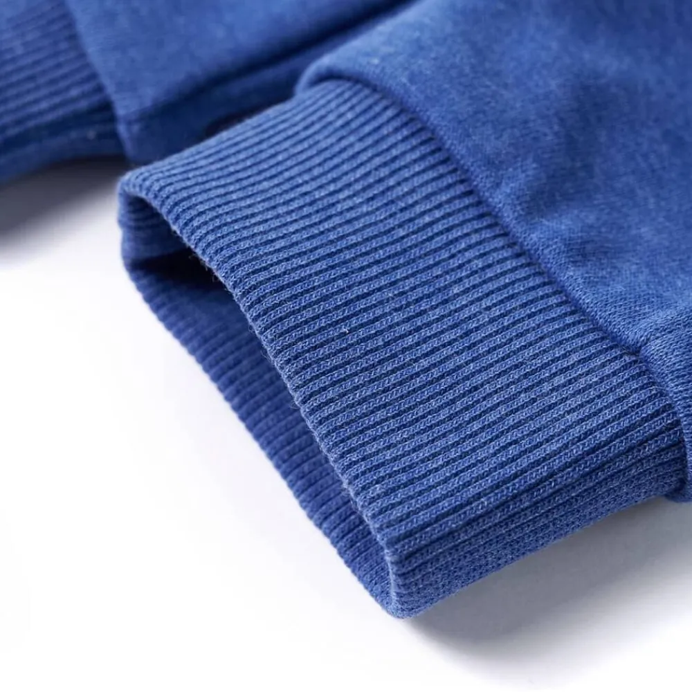 vidaXL Pantalones de chándal infantiles mélange 104 Azul Discount