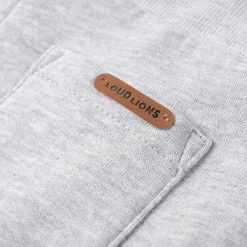 vidaXL Pantalones de chándal infantiles mélange 92 Gris Clearance