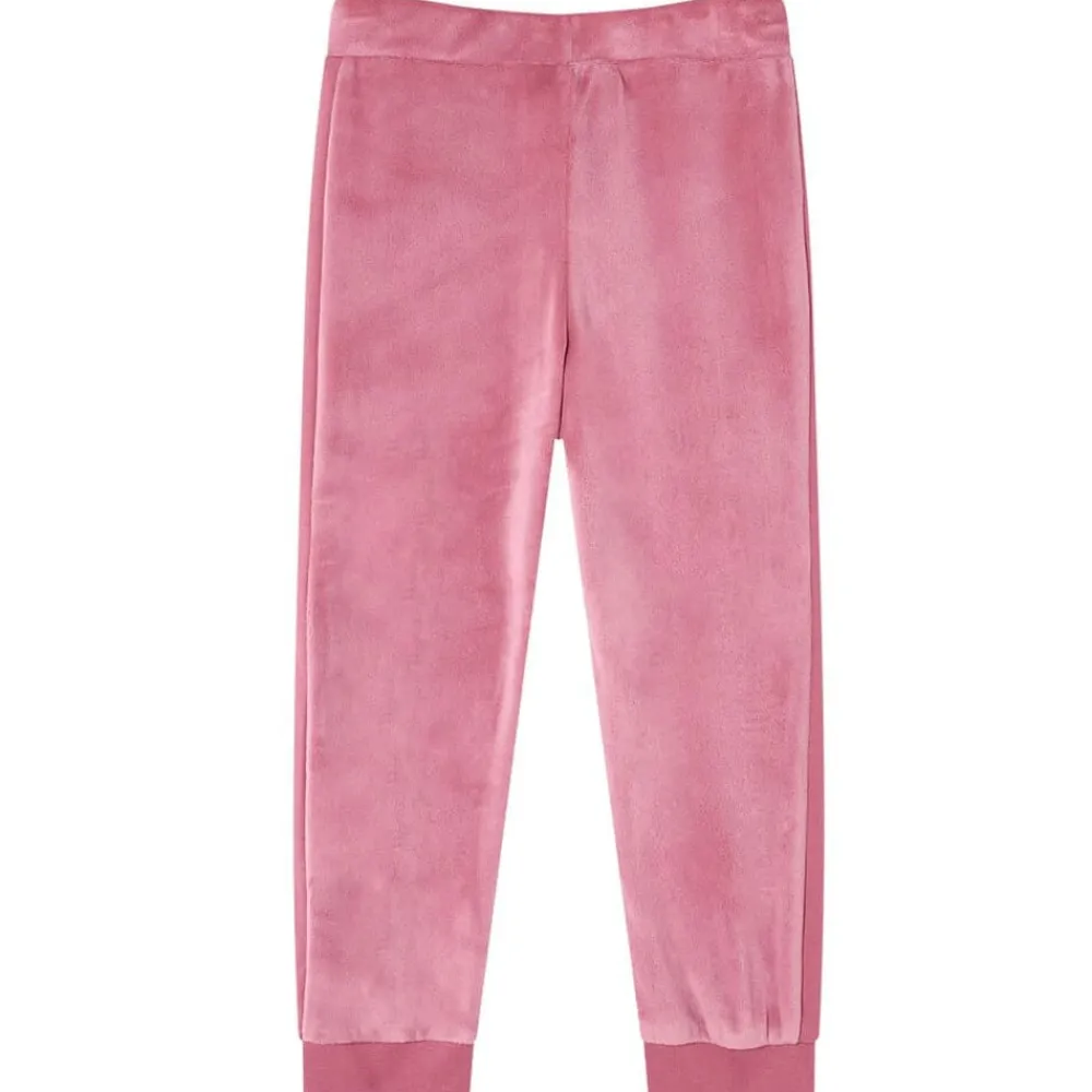 vidaXL Ropa Y Accesorios-Pantalones de chándal infantiles color frambuesa 92