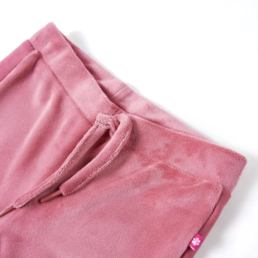 vidaXL Ropa Y Accesorios-Pantalones de chándal infantiles color frambuesa 92