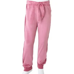 vidaXL Ropa Y Accesorios-Pantalones de chándal infantiles color frambuesa 92