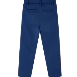 vidaXL Ropa Y Accesorios-Pantalones infantiles con cordón azul marino 92