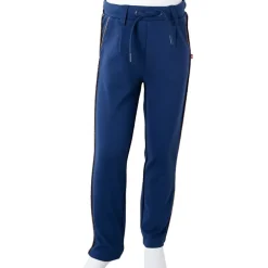 vidaXL Ropa Y Accesorios-Pantalones infantiles con cordón azul marino 92