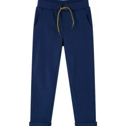 vidaXL Ropa Y Accesorios-Pantalones infantiles con cordón azul marino 92