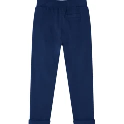 vidaXL Ropa Y Accesorios-Pantalones infantiles con cordón azul marino 92