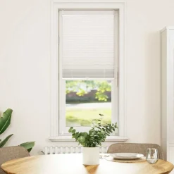 vidaXL Persiana Plisada 40X100cm Blanco New