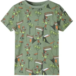 vidaXL Ropa Y Accesorios-Pijama de manga corta infantil caqui claro 92