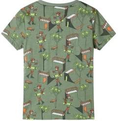 vidaXL Ropa Y Accesorios-Pijama de manga corta infantil caqui claro 92