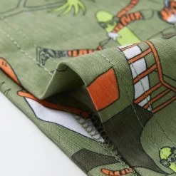 vidaXL Ropa Y Accesorios-Pijama de manga corta infantil caqui claro 92