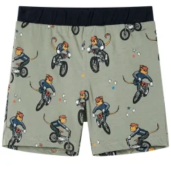 vidaXL Ropa Y Accesorios-Pijama de manga corta infantil caqui claro 92