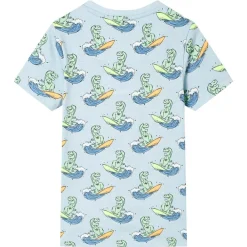 vidaXL Ropa Y Accesorios-Pijama de niños de manga corta azul claro 104