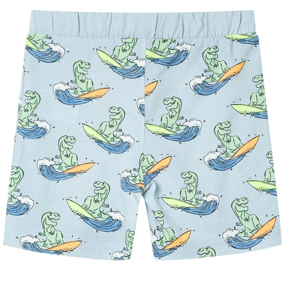 vidaXL Ropa Y Accesorios-Pijama de niños de manga corta azul claro 104