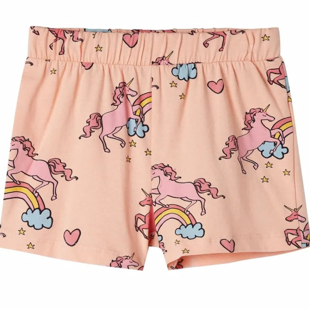 vidaXL Ropa Y Accesorios-Pijama infantil de manga corta naranja claro 92