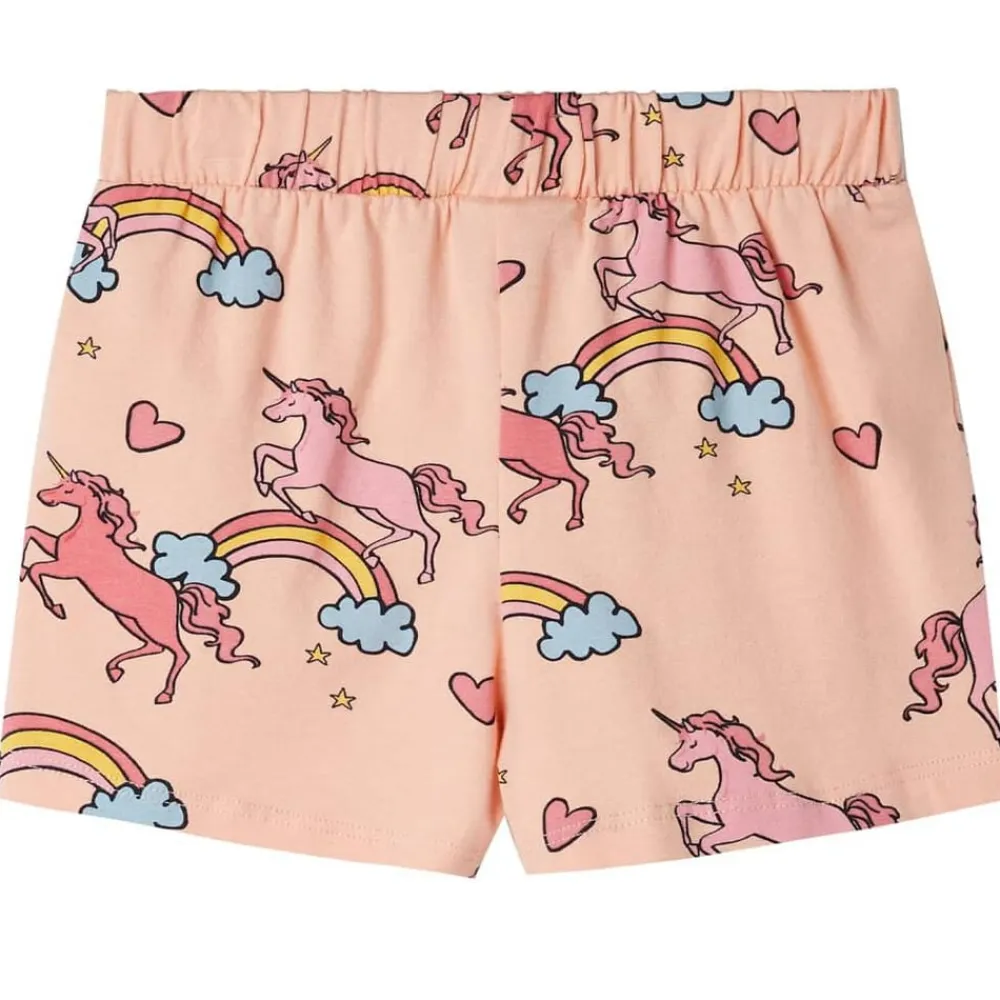 vidaXL Ropa Y Accesorios-Pijama infantil de manga corta naranja claro 92