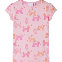 vidaXL Pijama infantil de manga corta rosa claro 92 Outlet