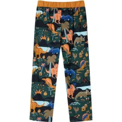 vidaXL Pijama infantil de manga larga verde oscuro 92