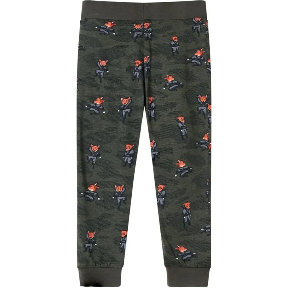 vidaXL Ropa Y Accesorios-Pijama infantil de manga larga caqui 92