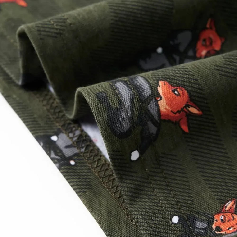 vidaXL Ropa Y Accesorios-Pijama infantil de manga larga caqui 92