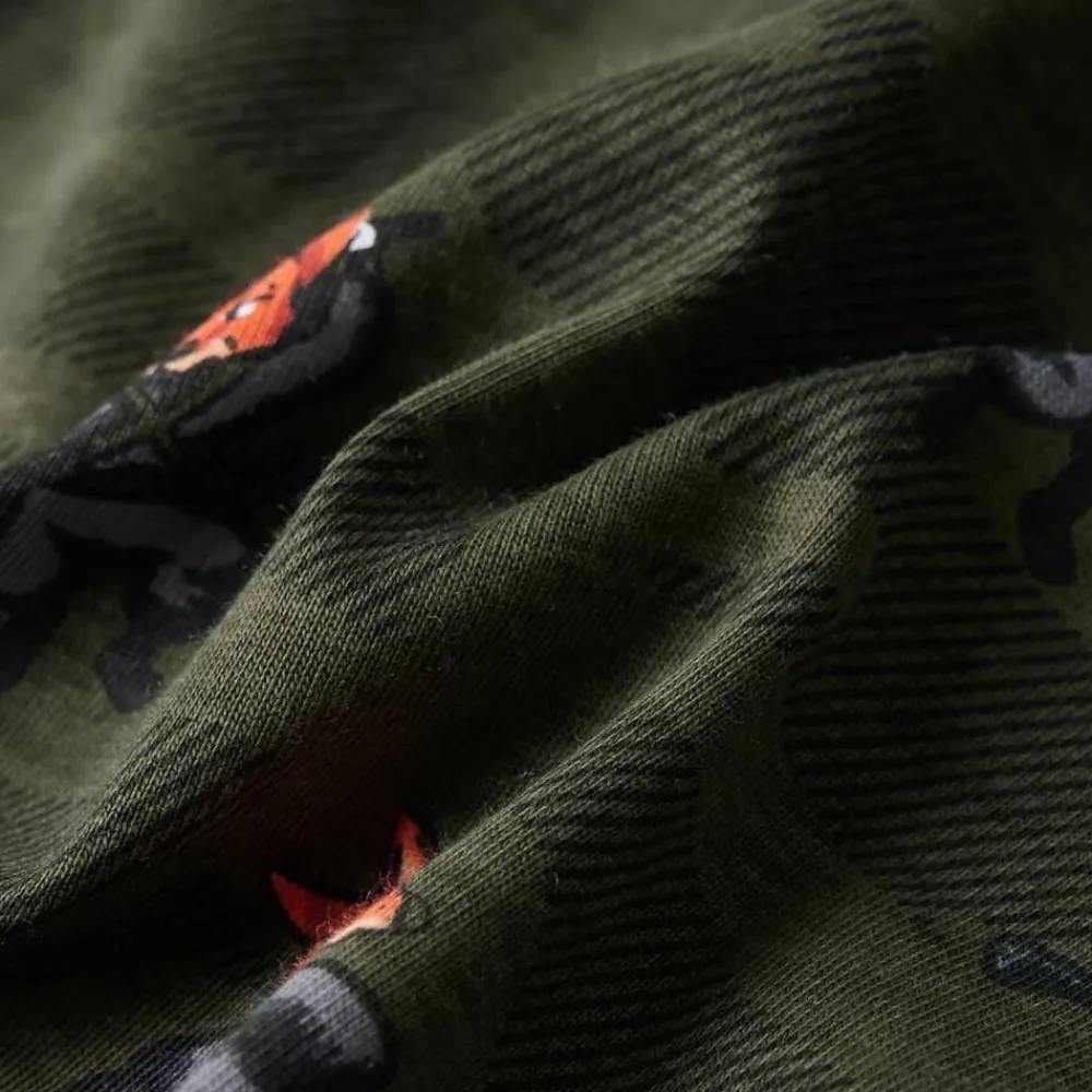 vidaXL Ropa Y Accesorios-Pijama infantil de manga larga caqui 92
