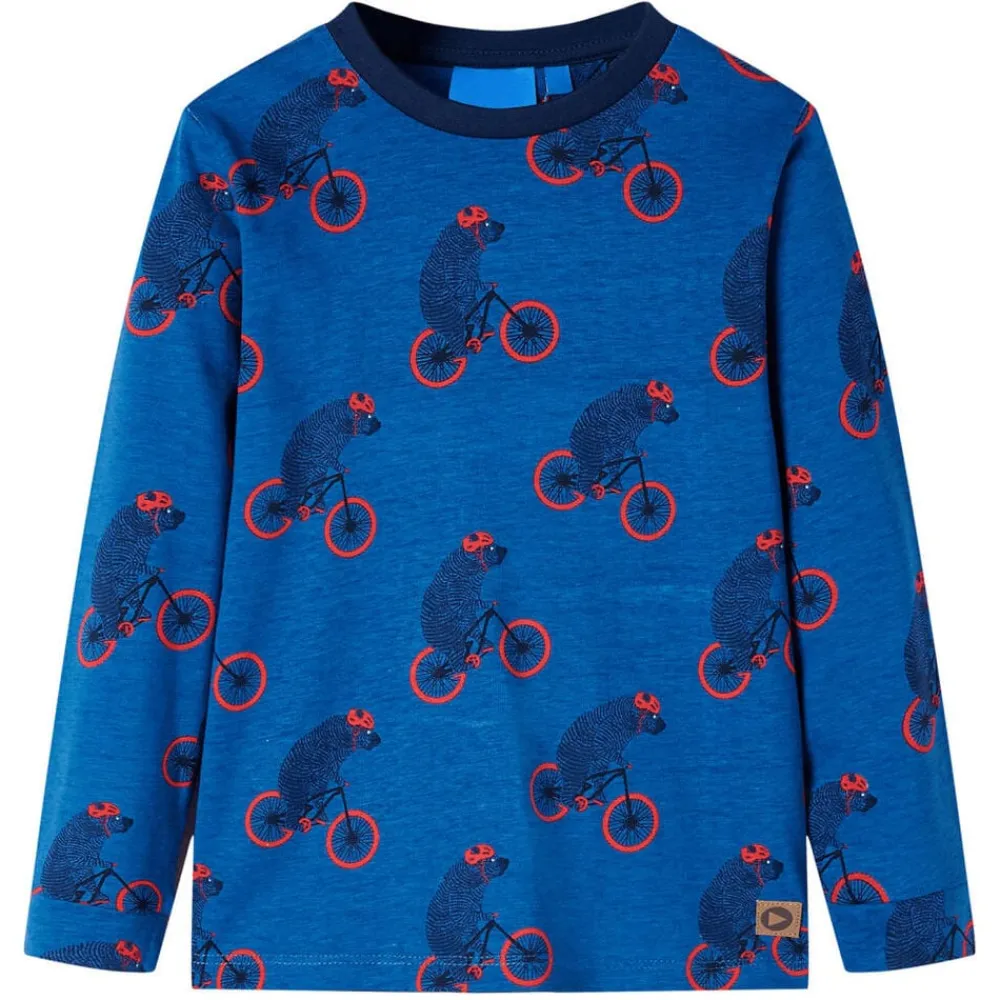 vidaXL Pijama infantil de manga larga petróleo 92 Clearance