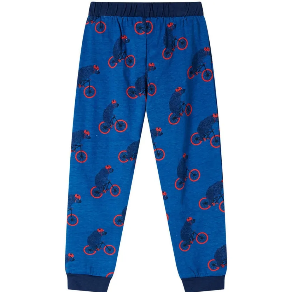 vidaXL Pijama infantil de manga larga petróleo 92 Clearance