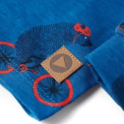 vidaXL Pijama infantil de manga larga petróleo 92 Clearance