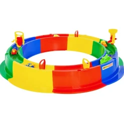 Polesie wader Juguetes-Juego arenero redondo 8 uds y canal 136 cm polipropileno