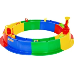 Polesie wader Juguetes-Juego arenero redondo 8 uds y canal 136 cm polipropileno