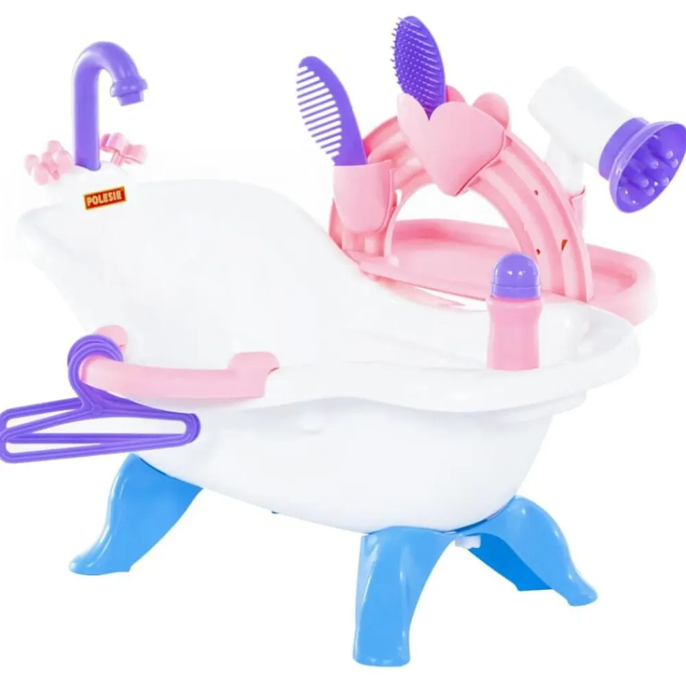 Polesie wader Juego de bañera de muñecas 7 piezas 83x53x41,5 cm Sale