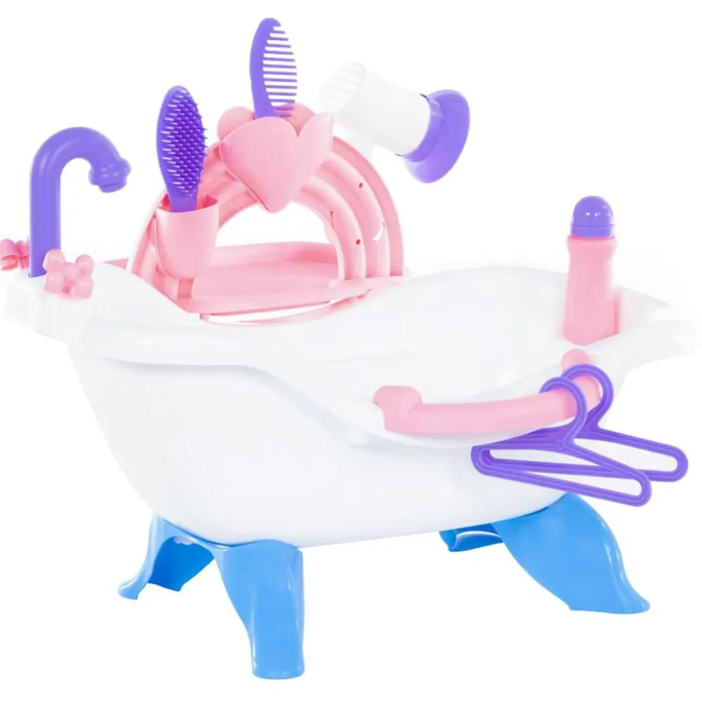 Polesie wader Juego de bañera de muñecas 7 piezas 83x53x41,5 cm Sale