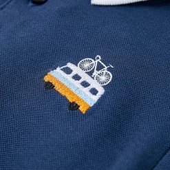 vidaXL Polo infantil azul oscuro 92 Discount