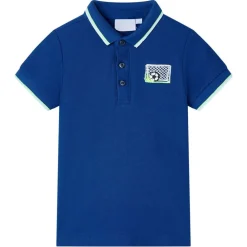vidaXL Polo infantil oscuro 104 Azul