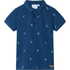 vidaXL Polo infantil oscuro 92 Azul New