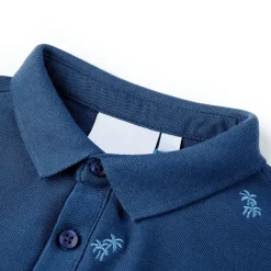 vidaXL Polo infantil oscuro 92 Azul New