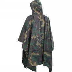 vidaXL Poncho impermeable lluvia ejército para acampar/senderismo Camuflaje Sale
