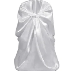 vidaXL Set de 6 Fundas blancas para sillas, banquetes y bodas Blanco Outlet