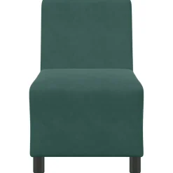vidaXL Sofás-Sofá modular sin brazos de terciopelo de 55 cm